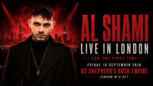 Al Shami Live in London – O2 Shepherd's Bush Empire 2026 event poster